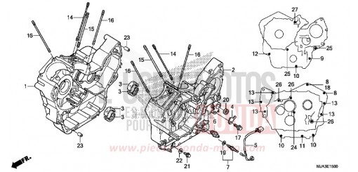 CARTER MOTEUR (VT750C/C2S/CA/CS) VT750CSD de 2013